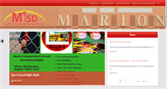 Desktop Screenshot of marion-isd.org