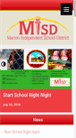 Mobile Screenshot of marion-isd.org