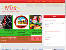 Tablet Screenshot of marion-isd.org